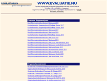 Tablet Screenshot of evaluatie.nu
